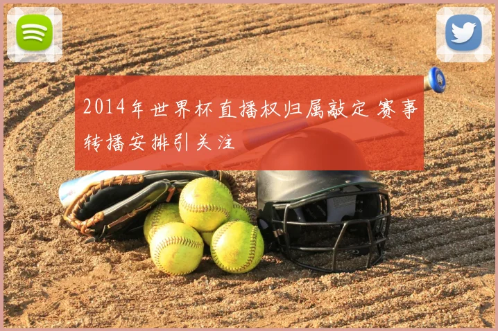 2014年世界杯直播权归属敲定 赛事转播安排引关注
